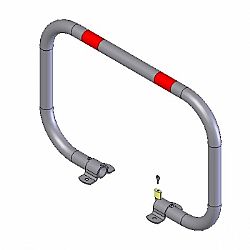Μπάρα στάθμευσης διποδη KPB-SNA 